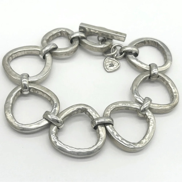 Silpada Silver Rush Sterling Link Bracelet - Picture 1 of 4